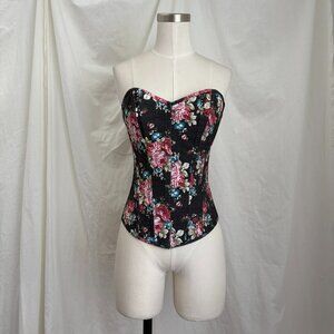 Floral Overbust Corset L